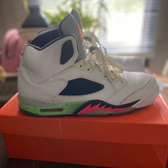 Jordan 5 ‘Poison Green’ Size 11.5 CLEAN - Picture 1 of 11